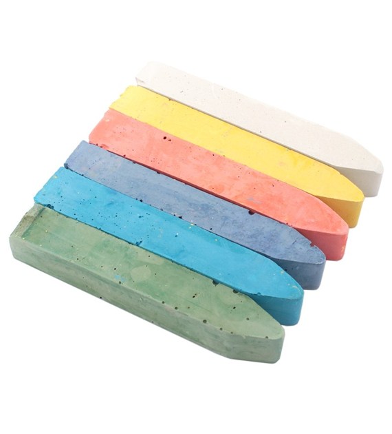 Kreda kwadratowa kolorowa  6 lasek 12/84mm