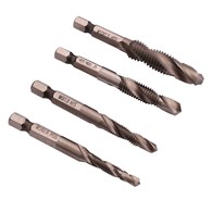 Wiertło z gwintownikiem zestaw 4cz HSS 5,6,8,10mm