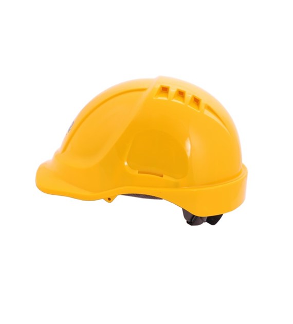 Kask ochronny żółty PRO-TECHNIK ATEST ABS