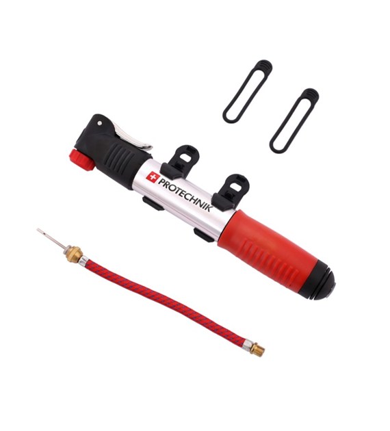 Pompka do roweru MINI AV/FV/DV + kompas + igła