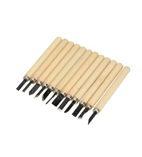 Dłuta do żłobkowania 12szt