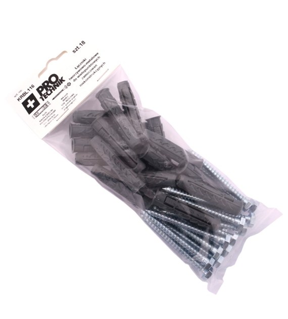 Kołki rozp uniwersalne 10x60 klucz blister-18szt