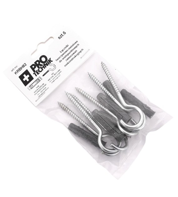Kołki rozp uniw hak sufitowy  8mm blister-6szt