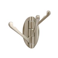 Wieszak potrójny składany niekiel satyna