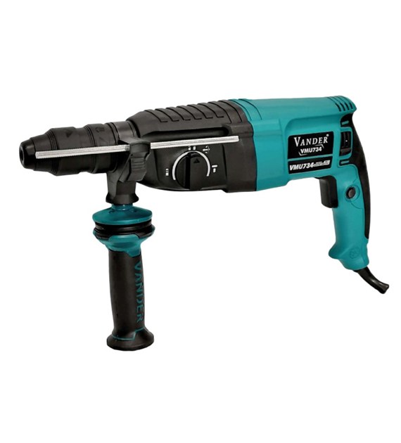 Młotowiertarka SDS+  850W VANDER 3 tryby 2 uchwyty