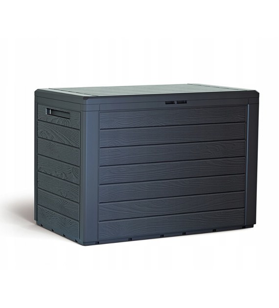 Skrzynia ogrodowa WOODEBOX 190L antracyt
