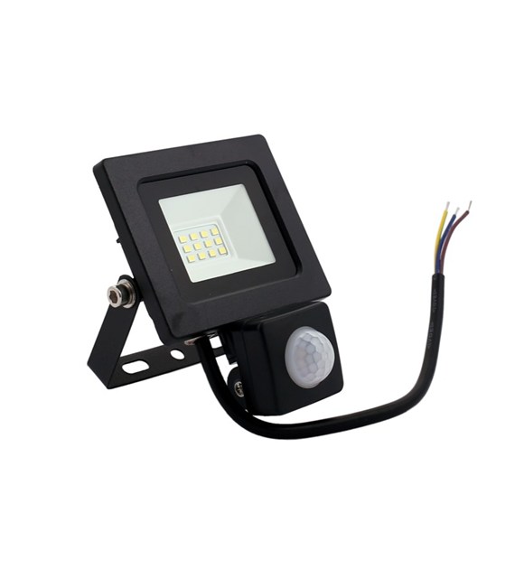 Naświetlacz LED SLIM 10W z czujnikiem