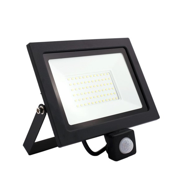 Naświetlacz LED SLIM 50W z czujnikiem