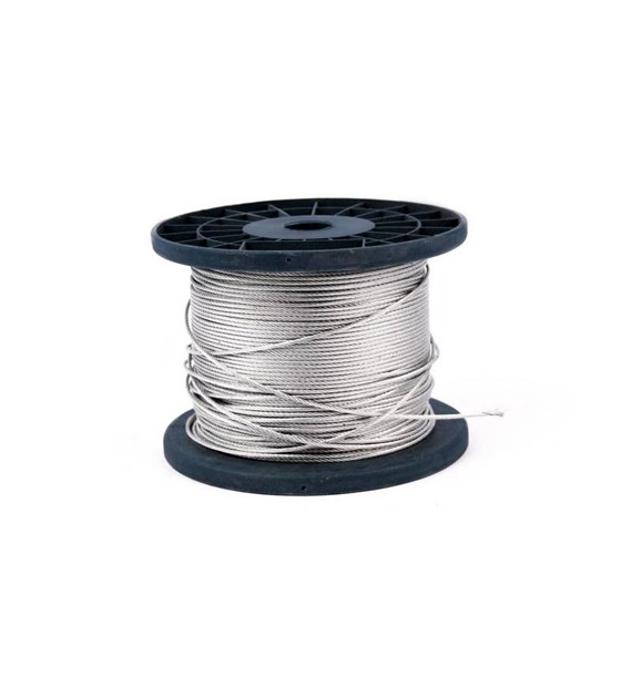 Lina stalowa  8.0mm(6x19) rolka 100m