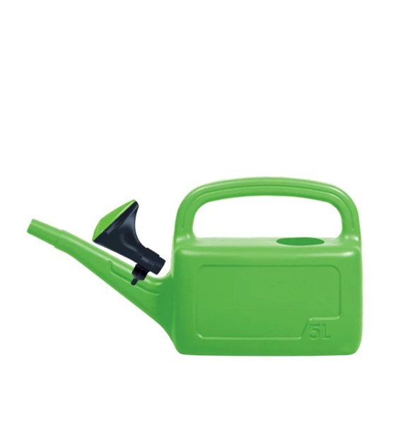 Konewka plastikowa  5L AQUA wąska zielona