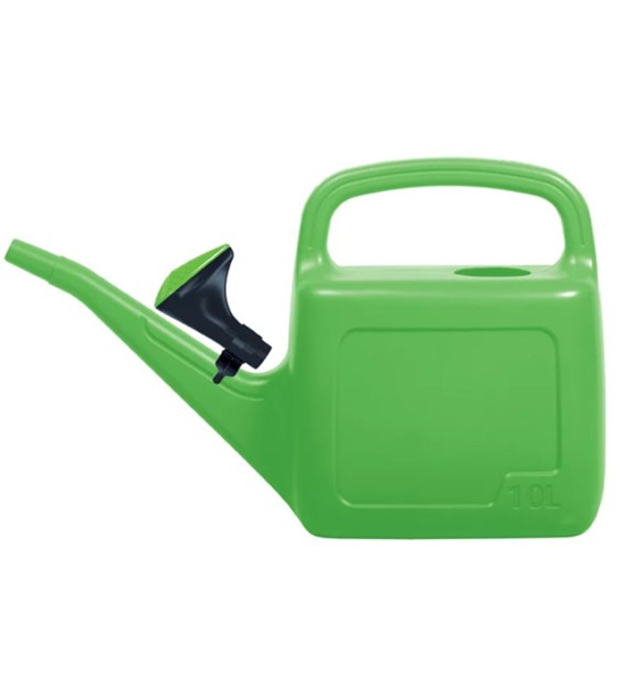 Konewka plastikowa 10L AQUA wąska zielona