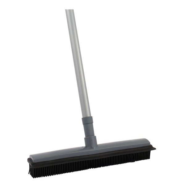 Miotła gumowa zamiatacz 30cm trzon reg 70-120cm
