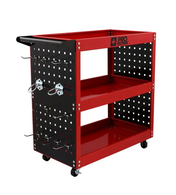 Wózek warsztatowy narzędziowy ze ściankami