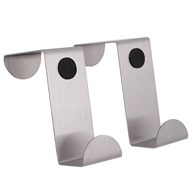 Wieszak nierdzewny haczyk na kabinę, szafkę 2szt