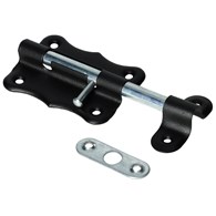 Zasuwka uniwersalna XL  50mm okrągła czarny proszk