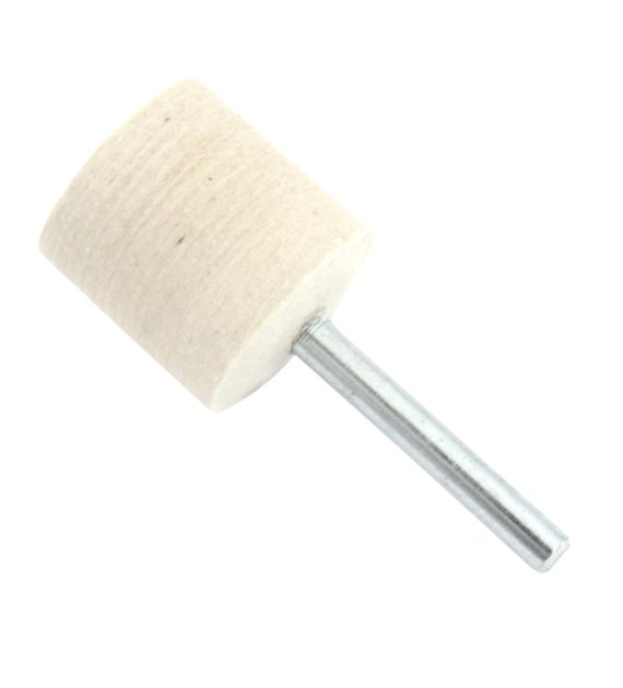 Filc polerski na trzpieniu  30x50x6mm walec