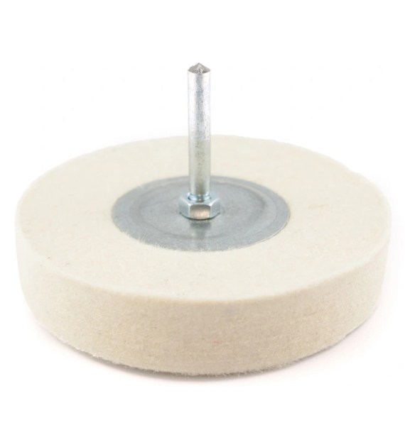 Filc polerski na trzpieniu 100x20x6mm walec