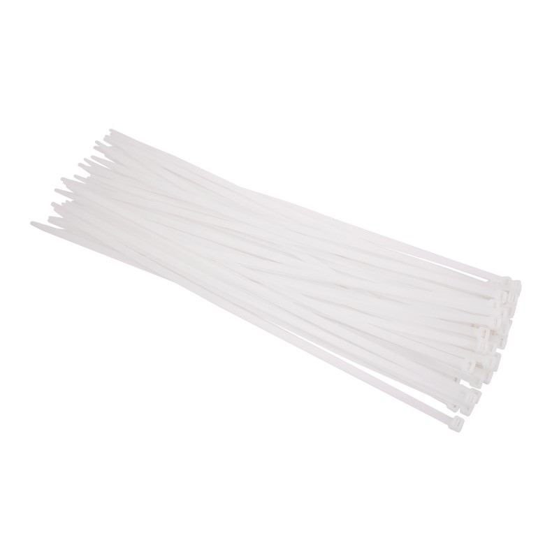 Opaska kablowa TT XL biała 500x9.0 - 50szt wzm
