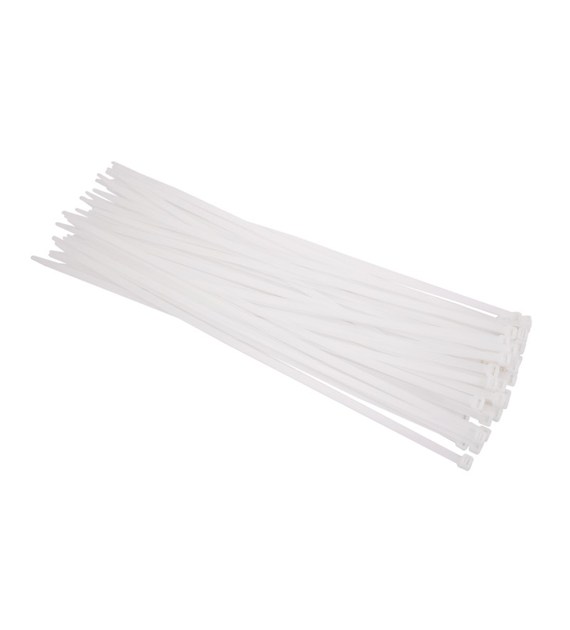 Opaska kablowa TT XL biała 550x9.0 - 50szt wzm