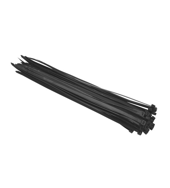 Opaska kablowa TT XL czarna 400x7.2 -50szt wzm