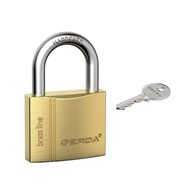 Kłódka mosiężna GERDA KMZ S40 system 1-go  klucza