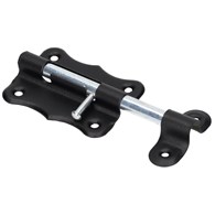 Zasuwka uniwersalna XL  40mm okrągła czarny lakier