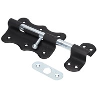 Zasuwka uniwersalna XL 100mm okrągła czarny lakier