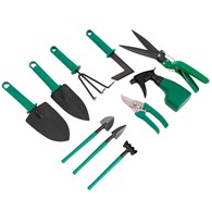 Narzędzia ogrodowe kpl działkowca 10cz walizka