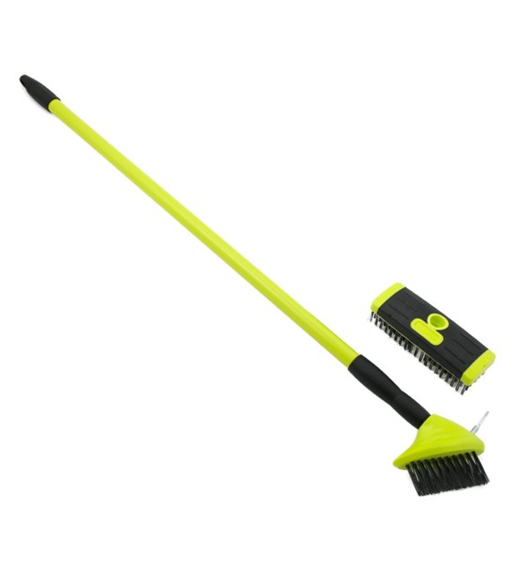 Szczotka do kostki brukowej z trz teleskop.+miotła