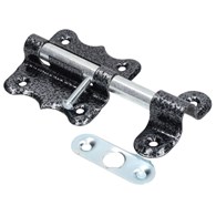 Zasuwka uniwersalna XL  50mm okrągła szary młotkow