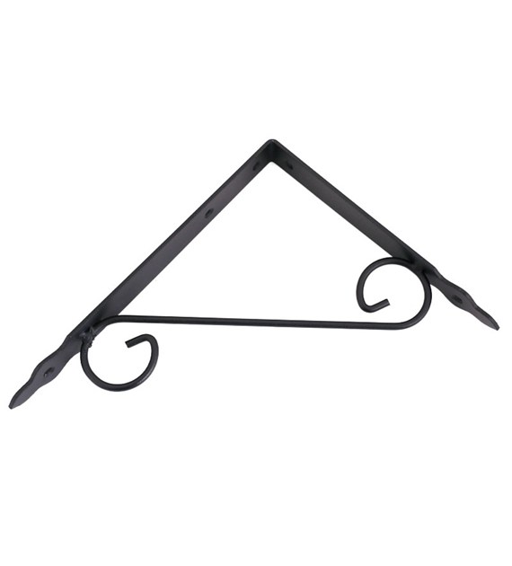 Kątownik pod półki 25x20cm MetalKraft czarny