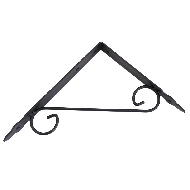 Kątownik pod półki 25x20cm MetalKraft czarny