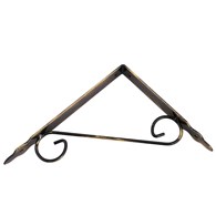 Kątownik pod półki 15x10cm MetalKraft stare złoto