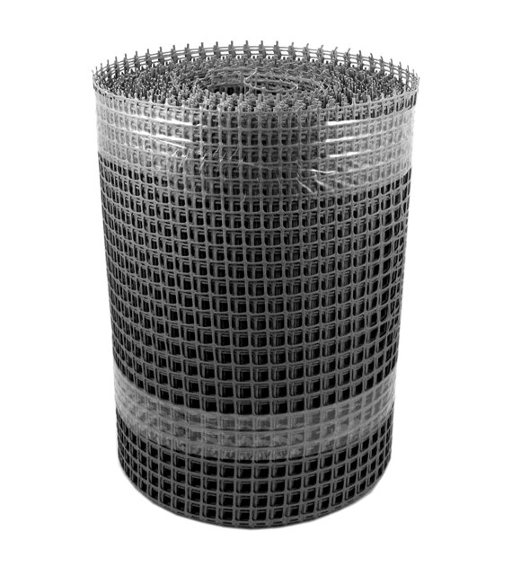 Siatka plastik 15x15mm 1.0m x50m rabatowa czarna