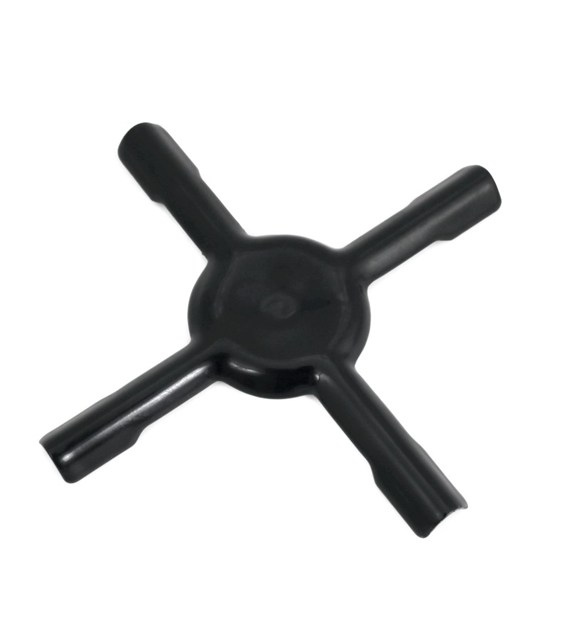 Nakładka na kuchenkę emaliowana czarna XL