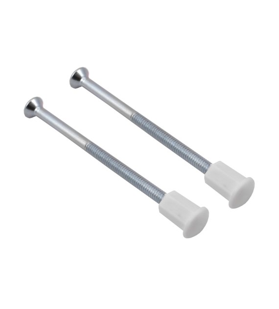 Komplet mocowania szyldów klamki 60mm biały 2szt