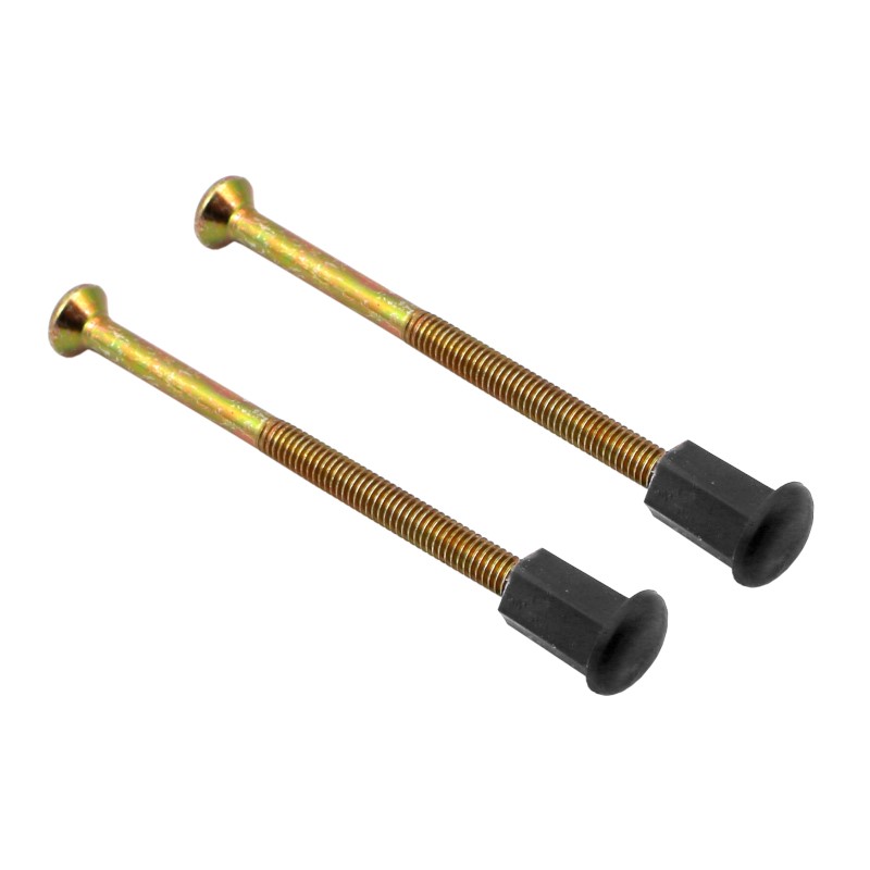 Komplet mocowania szyldów klamki 60mm czarny 2szt