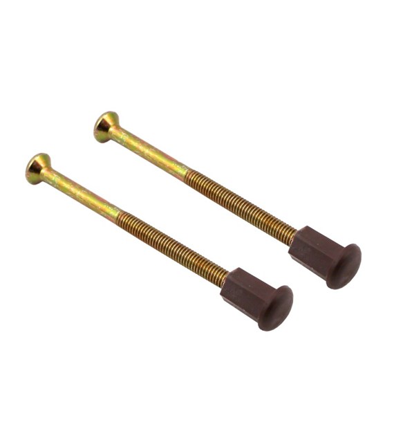 Komplet mocowania szyldów klamki 60mm brązowy 2szt