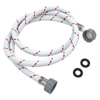 Wąż do pralki dopływowy w oplocie 2.5m 3/4' x 3/4'