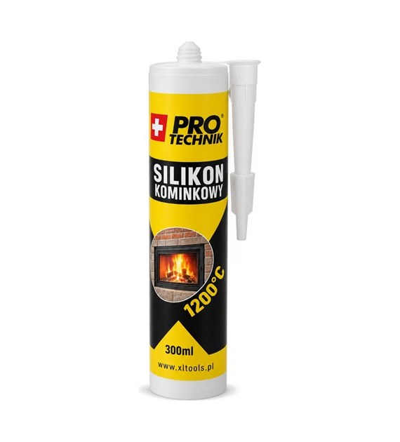 Silikon uszczelniacz kominkowy 1200° C 300ml TERMO