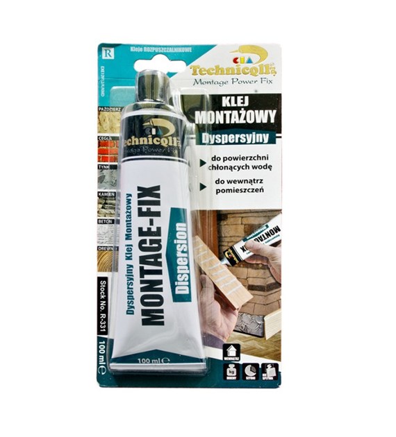 Klej montażowy dyspresyjny 100ml R-331 TECHNICQLL