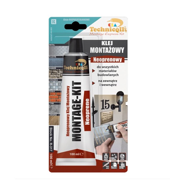Klej montażowy neoprenowy 100ml R-317 TECHNICQLL