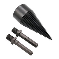 Świder do łupania drewna 42mm+adaptery(HEX i SDS+)