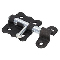 Zasuwka uniwersalna XL  30mm okrągła czarny proszk