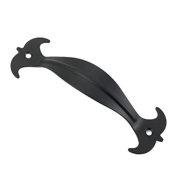 Uchwyt meblowy ozdobny czarny 110x135x42mm