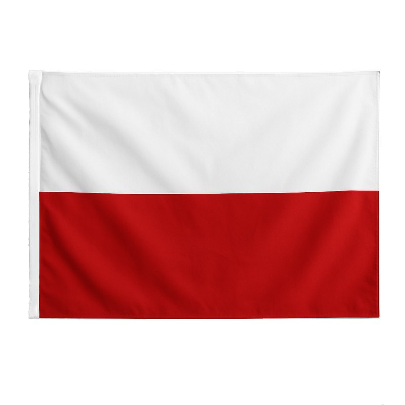 Flaga Polski 150x90cm na drzewiec