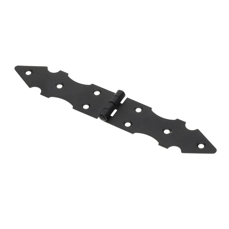 Zawias budowlany 32x200mm ozdobny czarny RTR