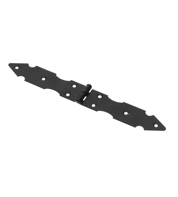 Zawias budowlany 32x250mm ozdobny czarny RTR