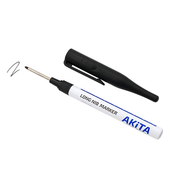 Marker ciesielski stolarski do otworów czarny 1mm