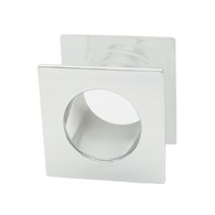 Tulejka wentylacyjna kwadratowa 40mm WC chrom bł